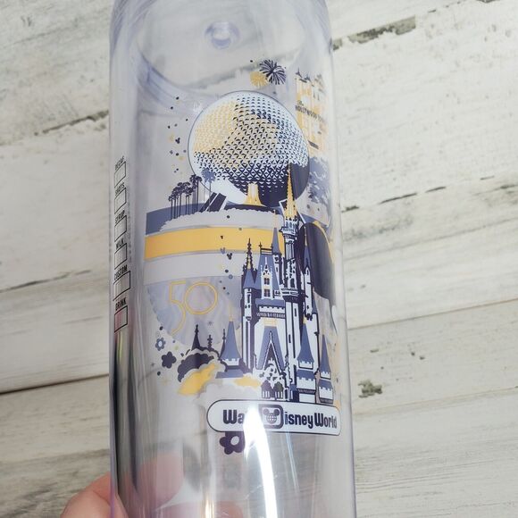 Starbucks 24 oz. Plastic Walt Disney World 50th Anniversary Tumbler Cup NO Straw - Picture 5 of 10